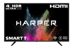 LED-телевизор HARPER 65U660TS-T2-UHD-SMART БЕЗРАМОЧНЫЙ