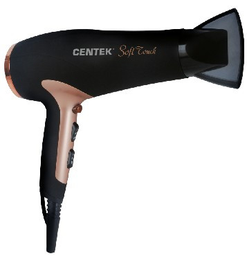 Фен CENTEK CT-2241 розовое золото/черный