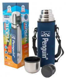 Термос PENGUIN Термос с у/г 1,0 л с неопреновым чехлом и глухой пробкой в инд.коробке ВК-20В