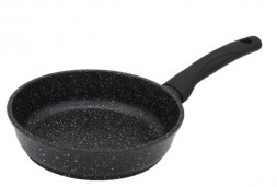 Сковорода VICTORIА G0020 Гранит алюм.,20см., черный гранит c бакелитовой ручкой.