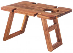 Столик AGNESS 897-120 сервировочный (винный) акация 35*25,4*21,4см