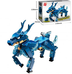 Игрушка QMAN Конструктор пластик. Робот-олень (152 дет., в коробке) (41210) 2059350 192209