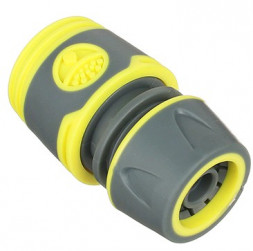 Соединители (коннекторы, муфты) INBLOOM PROF+ Коннектор быстросъемный для шланга 1/2, обрезиненное покрытие ABS 169-028