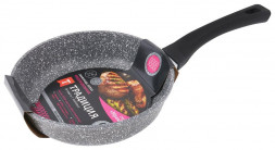 Сковорода ТРАДИЦИЯ ТМ2241И а/пр литая 24см Мрамор индукция