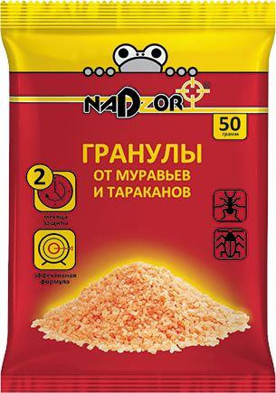 Гранулы от муравьев NADZOR Гранулы от муравьев, 50г, GRAN123