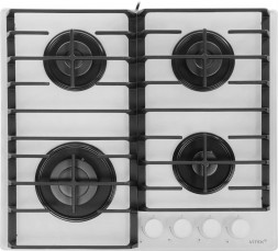 Варочная панель газовая VITEK VGH 6420 WG стекло белое