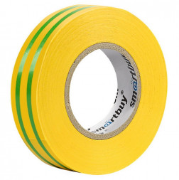 изолента SMARTBUY (SBE-IT-15-20-yg) 0,13х15 мм - 20 м ж/зеленый