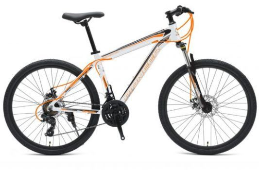 Велосипед PIONEER FORESTER 26&quot;/19&quot; white-black-orange