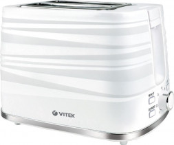 Тостер VITEK VT-1575 (MC) белый/серебро