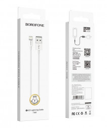 Кабель 8 Pin BOROFONE (6931474703286) BX22 Bloom USB-8 Pin 2A 1.0m белый