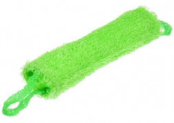 Банные принадлежности БАННЫЕ ШТУЧКИ 40176 Мочалка из полипропилена ?Киви?, 40х16 см (60х16 см с ручками), medium, для бани и сауны "Банные штучки" / 30