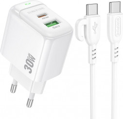 СЗУ BOROFONE (6941991113895) BAS45Aaa 2USB 3.0A PD 30W QC3.0