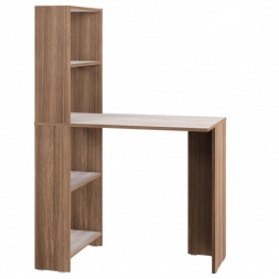 Модульная мебель МЕБЕЛЬ-КОМПЛЕКС ЛАЙТ Стол-стеллаж рабочий Шимо темный/Шимо светлый