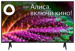 Телевизор SUNWIND SUN-LED43XS301, FULL HD, черный, СМАРТ ТВ, Яндекс.ТВ