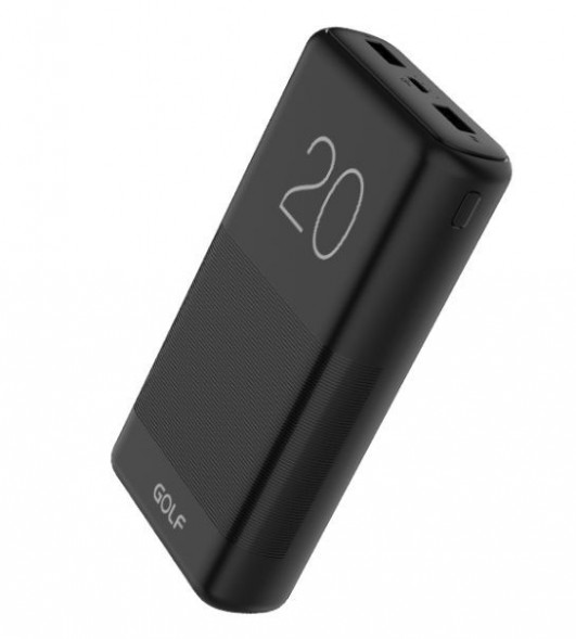 Powerbank GOLF (G81_Black) G81_Black - 20000 Mah/ черный
