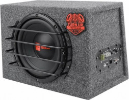 Автосабвуфер ACV CRAFT FS10A активный/корпусной плоский/1800Вт/25см/SPL-108дБ/темно-серый
