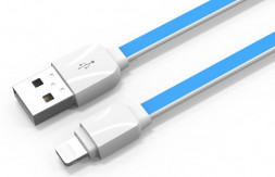 Кабель LDNIO (LD_B4533) XS-07/ USB кабель Lightning/ 1m/ 2.1A/ медь: 60 жил/ синий
