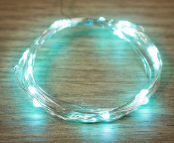 Электрогирлянды NEON-NIGHT (303-004) Гирлянда светодиодная Роса 2 м бирюзовый