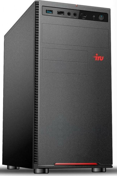 IRU ПК Home 310H3SE MT PG G6405 (4.1) 8Gb SSD240Gb UHDG 610 Free DOS GbitEth 400W черный (1789287)
