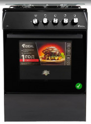 Газовая плита IDEAL G 115 ГК черный