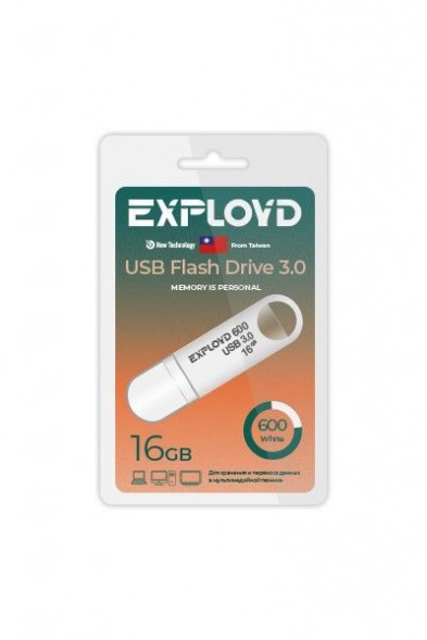 USB флэш-накопитель EXPLOYD EX-16GB-600-White USB 3.0