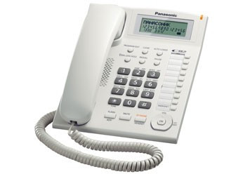 Телефон проводной PANASONIC KX-TS2388RUW