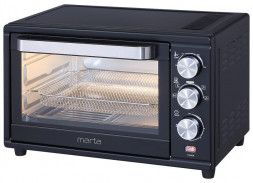 духовой шкаф (Мини-печь) MARTA MT-EO4293A черный жемчуг (40479)
