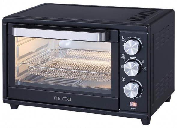 духовой шкаф (Мини-печь) MARTA MT-EO4293A черный жемчуг (40479)