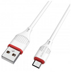 Кабель microUSB BOROFONE (6957531099406) BX17 USB-microUSB 2A 1.0m - белый