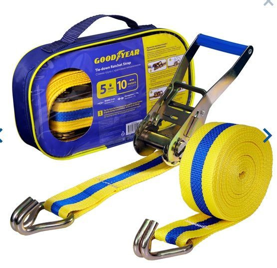 Трос буксировачный GOODYEAR GY005207 5 т., 10 м.