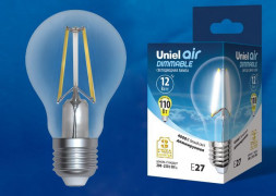 Лампочка UNIEL (UL-00005184) LED-A60-12W/4000K/E27/CL/DIM GLA01TR