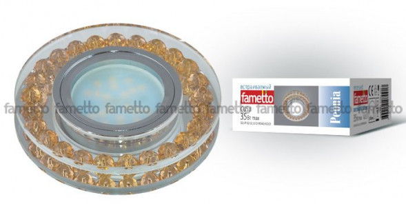 ЭЛЕКТРИКА FAMETTO DLS-P102 GU5.3 CHROME/GOLD