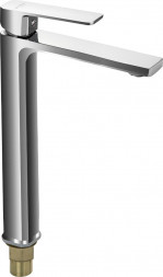 Смеситель для раковины FABIA 9736 Смеситель для раковины, квадратный корпус, ВЫСОКИЙ, цвет ХРОМ.