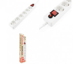 Сетевой фильтр ГАРНИЗОН (05910) EHW-6 [6 *1,8m*бел]