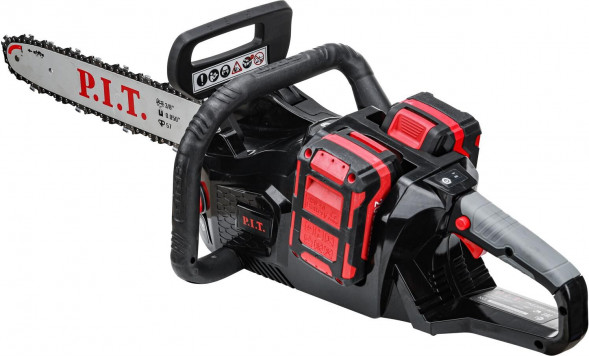 Пила цепная аккумуляторная P.I.T. Пила цепная аккум. бесщёточная PKE20H-405A SOLO (40В(20В+20В), 16"/405 мм, скор. цепи 20м/с) P.I.T. Пила цепная аккум. бесщёточная PKE20H-405A SOLO (40В(20В+20В), 16"/405 мм, скор. цепи 20м/с)