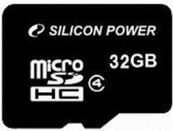 Карта памяти SILICON POWER MicroSDHC 32GB Class4