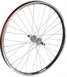 Аксессуары для велосипедов FELGEBIETER Колесо 24 зад, двустен.обод 32 отв., втулкаSF-A09R Rсталь под V-brake, эксцентрик под трещетку 6-8 ск. Х95076 136548