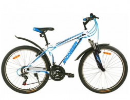 Велосипед PIONEER CITY 26"/16" white-black-blue