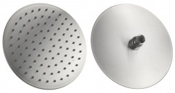 Лейка для душа GFMARK 6046 Лейка большая, тропический душ круглая-ДУТАЯ, АНТИВАНДАЛЬНАЯ из нерж.стали марки SUS 304