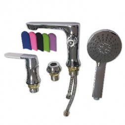 Смеситель для акриловой ванны МАК 7090 Смеситель для акриловой ванны шаровый со сменными накладками