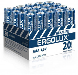 Батарейка ERGOLUX (14674) Alkaline BP20 LR03