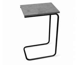 Столик журнальный SHEFFILTON SHT-CT9 бетон чикаго светлый/черный муар ЛДСП/металл 205155
