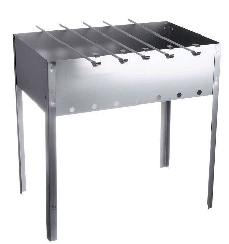 Мангал GRILLBOOM Мангал сборный &quot;Эконом&quot;, сталь 0,4мм, 40X25X40 см, с шампурами 103-014