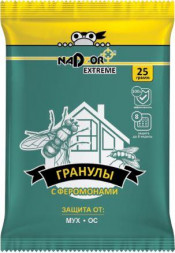 Гранулы от мух NADZOR Гранулы от мух Extreme с феромонами, 25 гр. FLYEXTR1