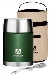 Термос АРКТИКА 306-600А мл. в чехле, зелёный