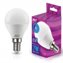 Лампа свтодиодная REV 32503 1 G45 Е14/7W/6500K