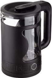 Чайник ENERGY E-257 (1.5л) стекло, черный 164153