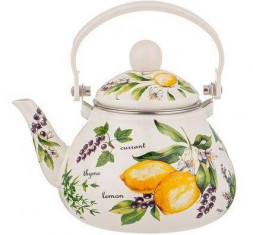 Чайник AGNESS 934-420 СЕКРЕТНЫЕ ИНГРЕДИЕНТЫ эмал. 1,3л.