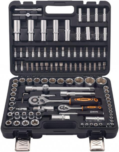 ВИХРЬ Набор инструментов, 1/2", 1/4", в кейсе 108 предм