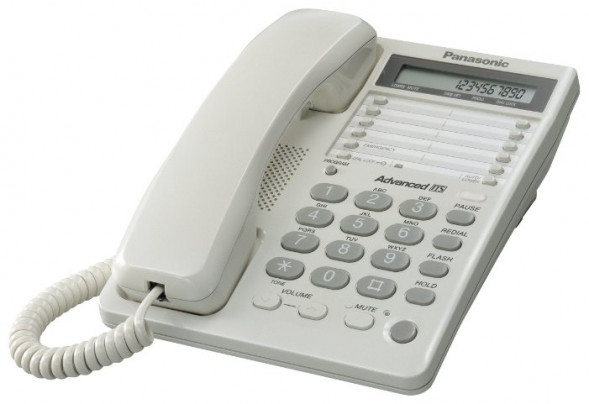 Телефоны проводные PANASONIC KX-TS2362RUW